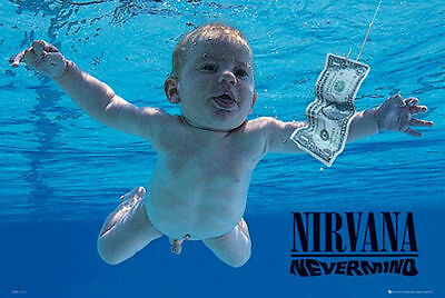 Nirvana Nevermind Poster - 24 X 36 Shrink Wrapped - Classic Alt Cobain 3514