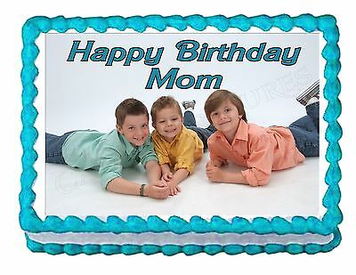 Your Personalized Photo Edible Cake Image Cake Topper Party Decoration