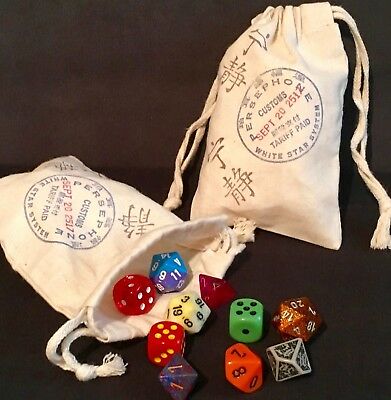 Firefly Serenity Inspired Persephone Customs Game Dice Props Favors Bag 1 Piece